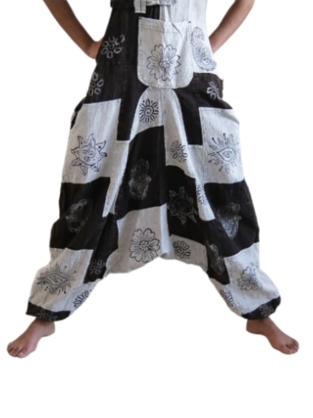 Karma Nepal Patchwork Harem Jumpsuit - Picture 14 of 15